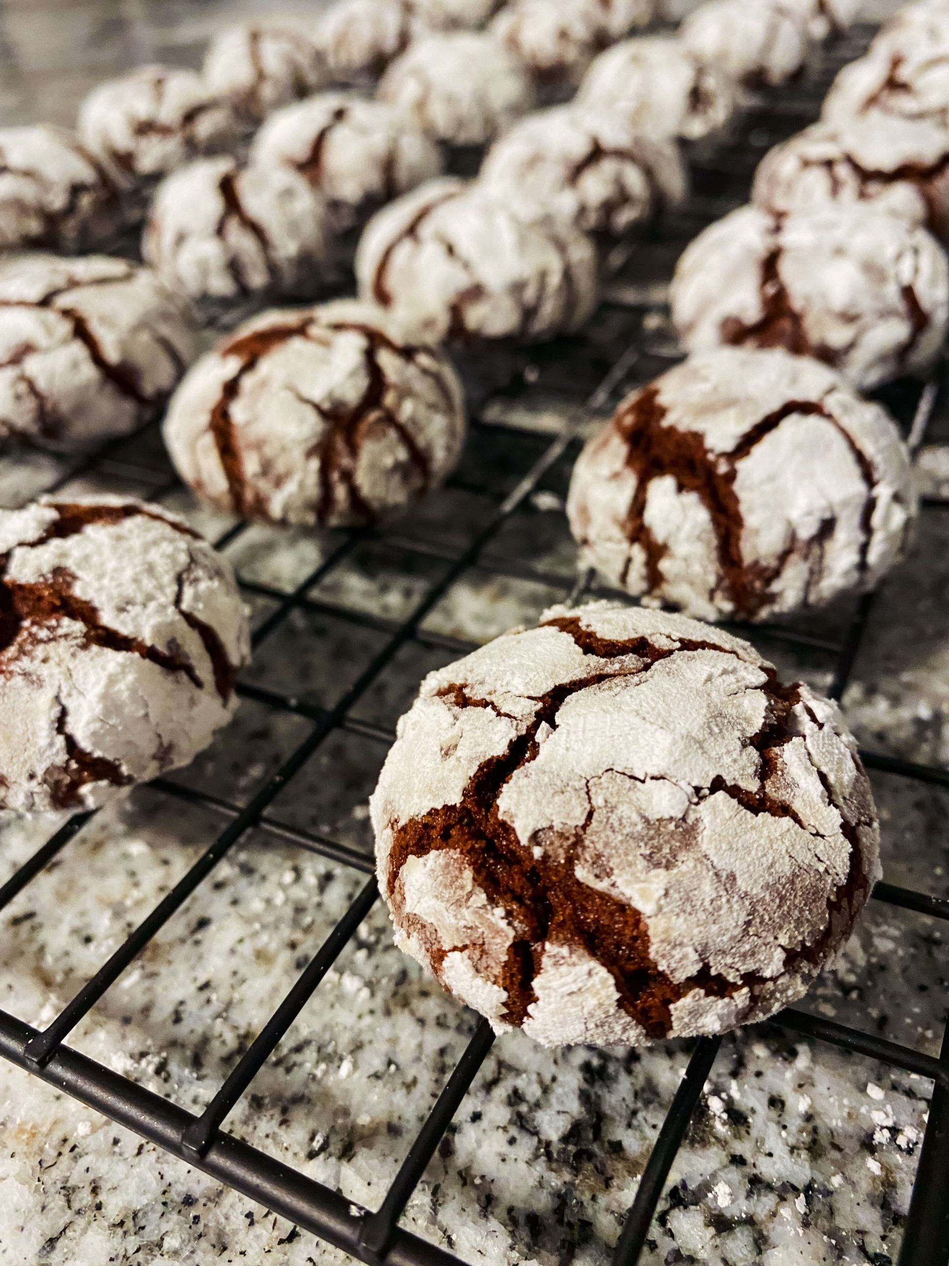 CHOCOLATE CRINKLE COOKIES – Journey With J